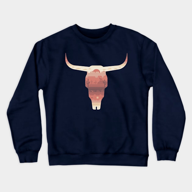 The Wild Road Crewneck Sweatshirt by Thepapercrane